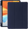 Amazon Marke - Hülle für iPad 10,2 Zoll 9./8./7. Gen (2021/2020/2019) - PU Leder Tasche Schutzhülle mit Transluzent Rücken Deckel & Stifthalter, Auto Schlaf/Wach, Marineblau