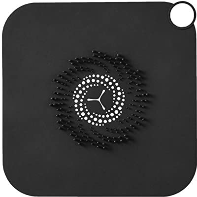 Shower Drain Hair Catcher,Hair Catcher, Shower Drain Cover Silicone Anti-Blocking Floor Drain Mat Filter Net Anti-Hair Anti-Clog Toilet Sewer Hair Catcher Bathroom Floor Sink Cover Tools Floor Drain (