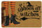 Wicca Door Mat Witch Wicca trick or treat shoes off witches Happy Halloween Welcome Non-Slip Mats Funny Doormat Bathroom Kitchen Front Porch Rugs Entrance 16 * 24in/40 * 60cm
