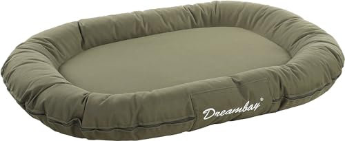 Flamingo Dreambay Ovales Hundebett – 100x75x15 cm, Perfekt für Labrador, Golden Retriever, Boxer, Dalmatiner usw.