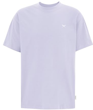 IRIEDAILY Herren T-Shirt MINI Flag Relaxed Bio-Baumwolle Relaxed Fit XL Light Lilac