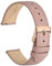 WOCCI 12mm Grace Bracelet de Montre pour Femme, Cuir de Grain Supérieur, Libération Rapide, Boucle Dorée Rose (Rose Retro)