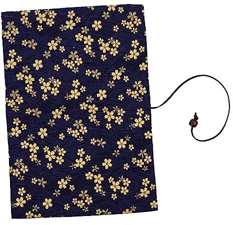 Tofficu 1Stk bronzierender Handbucheinband Kirschblütenmuster Buchcover mit Heißprägung harte Buchumschläge Tagebuch Zeitschriftenbücher notizbuch schützender Bucheinband Bräunungstuch