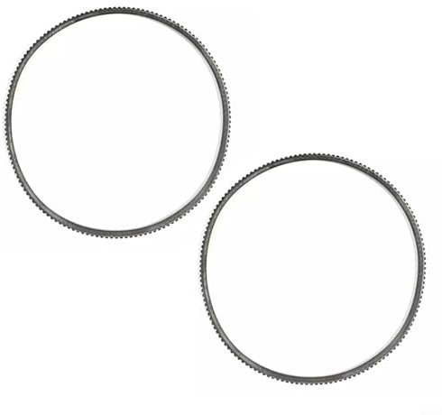 EXTRWORY 2 Stück Modell 5m375 Drehbankgurt Drehbank Riemen Drehmaschinenriemen für Die Meisten Bohrung 38mm Metall Mini Drehbank Motor Riemen