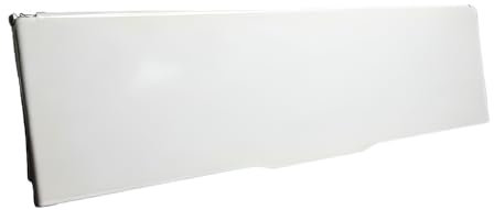 Magnetic Horizontal Letterbox Draught Excluder | Mail Box Letterbox Draught Excluder Magnetically Sealing Made in The UK | Metal Construction Magflap® MK3 | (Satin White)