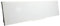 Magnetic Horizontal Letterbox Draught Excluder | Mail Box Letterbox Draught Excluder Magnetically Sealing Made in The UK | Metal Construction Magflap® MK3 | (Satin White)