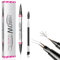 GXGM 2-in-1 Dual-Ended Microblading Augenbrauenstift, Wasserfest, Wischfest, Dark Brown, 1 Stück