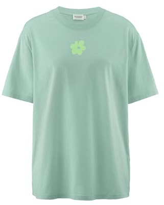hessnatur Print T-Shirt Oversize Damen aus reiner Bio-Baumwolle | nachhaltig und fair hergestellt (Fair Wear Foundation)