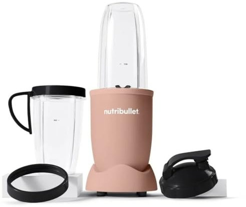NutriBullet NB907MACL Mixeur en verre rose, 900 W, 946 ml, marque : NutriBullet - EAN : 8006447003002