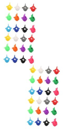 DECHOUS 2sets Wine Glass Marker Cup Tags Wine Labels Wine Bottle Tags Cup Markers Cup Labels Mugs for Identifier Identify Label Charms Wine Charms Wine Tags Cup Rim Beverages 24pcs*2
