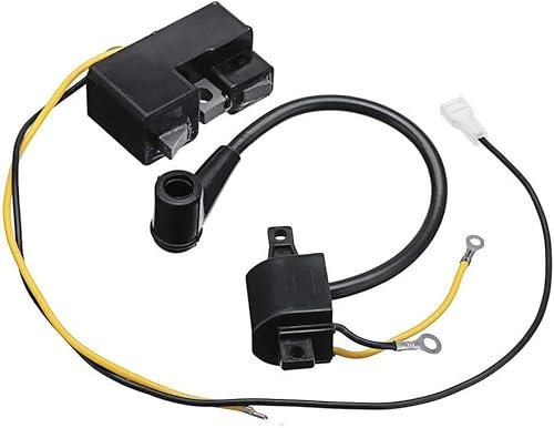 KXGOZMD Piezas de jardín Bobina de Encendido + módulo para Husqvarna 61 162 166 para Motosierra Jonsered 630 670 501516201 (Estilo Antiguo), ZF182-1-2
