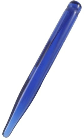 Hohopeti Kristall Gua Sha Massagegerät aus Blauem Kristall Handpoliert und Sanft zur Haut für Gesicht Augen und Hals bei Täglichen Hautpflege und Reise