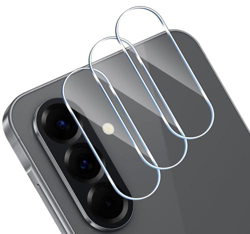 HidWee Kamera Schutzfolie Kompatibel mit Samsung Galaxy A56 5G Kameraschutz, 3 Stück 9H Härte Kamera Schutzglas, Anti-Kratzen Kamera Schutzfolie, Anti-Bläschen, HD Clear Kameraschutz