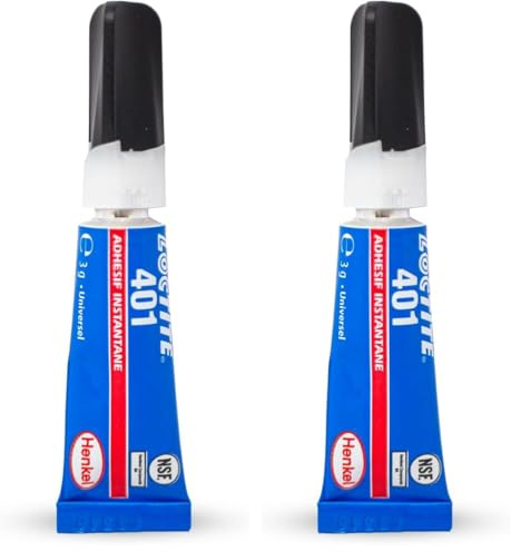 Loctite 401 Sekundenkleber 3gr, Blau (Packung mit 2)