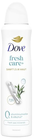 Dove Fresh Care+ Deo-Spray Fresh Sea Minerals Deodorant mit 72 Stunden Schutz vor Körpergeruch 150 ml