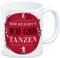 trendaffe Kaffeebecher mit Spruch: Mir reicht's! Ich geh tanzen