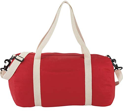 Bullet The Cotton Barrel Duffel Bag, Red, 45 x 25 x 25cm