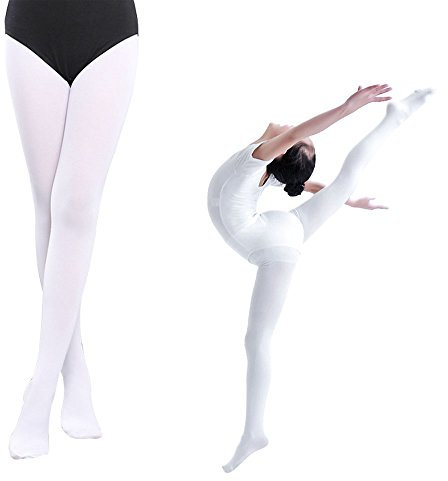 EULANT Ballett Strumpfhose Mädchen,Kinder Tanzstrumpfhosen,Stretch Leggings mit Fuß,90 Den Blickdicht Strumpfhose fürs Ballett Gymnastik Tanz Sport Aerobic Yoga pilate