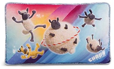Nici 44342 Kissen UFO-Alarm rechteckig 43x25cm, Bunt, 1 Stück (1er Pack)