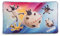 Nici 44342 Kissen UFO-Alarm rechteckig 43x25cm, Bunt, 1 Stück (1er Pack)
