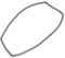 sparefixd Door Seal Top Oven to Fit Neff Double Oven 00659556