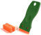 CANOPUS Plastic Scraper Tool Non Scratch with 10 Plastic Razor Blades, Plastic Razor Scraper, Ideal for Scraping Stickers, Labels and Decals from Glass, Windshields, Green