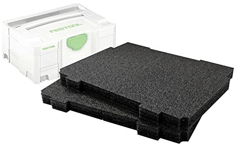 Shadow Foam Systainer-Einsatz [gelb 30mm Doppelpack] für Festool und Tanos Systainer | Schaumstoff für modulare Systeme | Ideal für Lean, 5S, Kaizen & Custom Organizer (30mm, Schwarz)