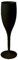 Belgravia Black or White Plastic Re-useable Champagne Glasses Pack 6’s (Black)
