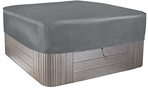 Schleuder Abdeckung Whirlpools, Rechteckige Whirlpool-Abdeckung Freien, wasserdicht, 100% UV-beständig,Protector-Spa (230 * 230 * 25 cm)