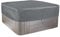 Schleuder Abdeckung Whirlpools, Rechteckige Whirlpool-Abdeckung Freien, wasserdicht, 100% UV-beständig,Protector-Spa (230 * 230 * 25 cm)