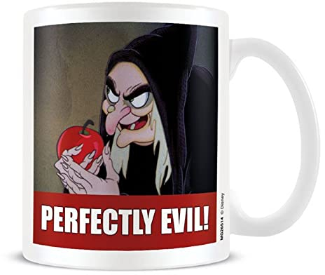 Pyramid International MG26514 Disney Meme Mug en céramique avec motif pomme poison de sorcière Blanche-Neige 325 ml
