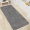 Famibay Bath Mat Non Slip Washable Bathroom Mat Super Absorbent Mats for Bathroom Microfibre Soft Bath Rugs Grey