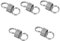 PLAFOPE 5pcs Split Hook Spring Steel Spring Home Repair Spring Tool Tensile Spring Replacement Extension Spring Maintenance Tool Maintenance Spring Car Snap Hook Stainless Steel