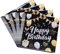 Servietten Happy Birthday,40Pcs Schwarz Gold Geburtstag Serviette, Papierservietten Paper Napkins,Tischdeko Geburtstagsservietten, für Mädchen Junge Geburtstag Party Dekoration,33*33cm (Schwarz Gold)
