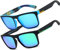 HGDGears Polarisierte Sonnenbrille für Herren Damen-UV400 Schutz Leicht Retro Klassische Vintage-Ideal für Autofahren,Reisen,Angeln,Outdoor-Aktivitäten