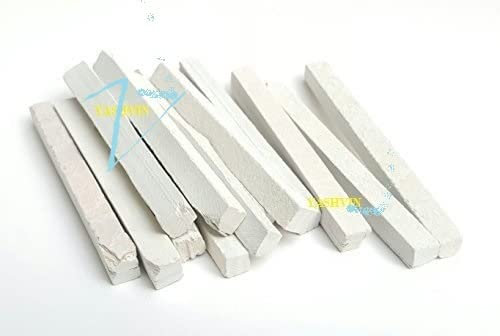 White @ Natural Earthy Slate/Saleti Matita a gesso in ardesia calcarea naturale, confezione da 100 pezzi (gesso Saleti) || EGVT-58459