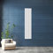 Radiator Vertical Double Column Oval Panel Central Heating Modern Designer White Tall Bathroom Living Room Kitchen Radiators Upright Wall Mounted 1600 x 354mm