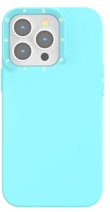 PopSockets iPhone 13 Pro Case Compatible with MagSafe, Phone Case for iPhone 13 Pro, Wireless Charging Compatible - Butterfly Pea Blue