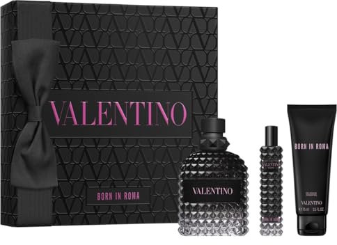 Valentino Uomo Born In Roma Eau de Toilette 100 m Geschenkset 2024 (enthält 100 ml EDT, 75 ml Duschgel und 15 ml Reisespray)