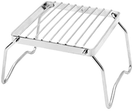 NESPIQ Picknickgrill Holzkohlegrill BBQ Grill Holzkohlegrill Edelstahl Tragbarer Klappbarer Holzkohlegrill Picknick Wandern Camping Grill