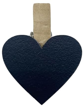 Ingrosso e Risparmio Kit 18 Stück Applikation Verpackung aus Holz Tafel in Herzform mit Klammer Zubehör Dekoration Gastgeschenke DIY