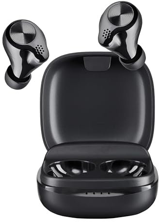 Intenso Buds Micro TWS True Wireless Headphones T200 with Gaming Mode and up to 25 Hours of Music Playback, Black