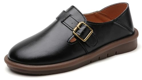 Zapatos de Mujer Cómodos para Primavera Mocasines para Mujer de Piel Planos Casual Zapatos Sin Cordones para Mujer