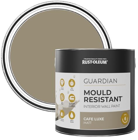 Rust-Oleum Brown Guardian Mould Resistant Wall Paint - Café Luxe 2.5L