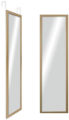 CHELY INTERMARKET MOD19300 Espejo De Puerta Cuerpo Entero Pino Estilo Moderno Minimalista 30x120cm Ideal para Vestidor Entrada Diseño Vertical con Kit De Colgar Montaje Fácil Madera Ingenieria