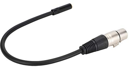 TARSHYRY XLR To 3.5MM Adapter, XLR Female To Female Adapter 11.8inch Length 3.5MM Zinc Alloy Interface Converter Cable for Camcorders Recorders Mixers