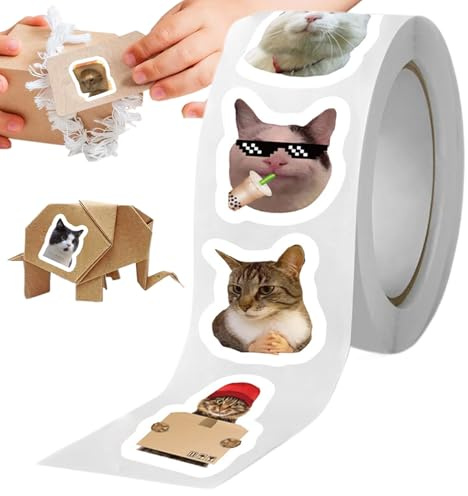 Lustige Meme-Sticker,500 Stücke Wasserdichte Sticker Meme | Hausdekoration für Kinder, Jugendliche, Erwachsene, Schule, Freunde, Flaschen, Tische, Laptops, Weihnachten und Zuhause