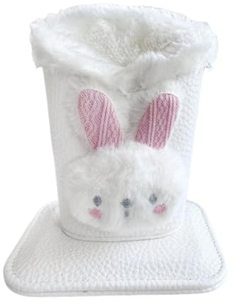 perfk Porte-Lunettes Doublé en Peluche, Porte Lunettes, étui à Lunettes Mignon, Organisateur de Rangement pour Lunettes pour Table de Chevet à La, pour Bureau et Maison