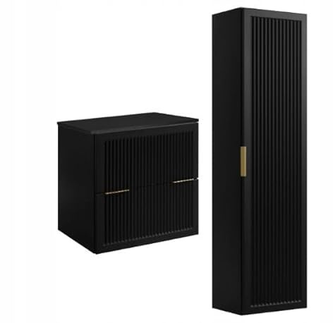 Rodan Moderne Möbel - Schrank Schwarz - Möbelstück - Bastelregal – Bastelplatte 60 cm + 60 cm