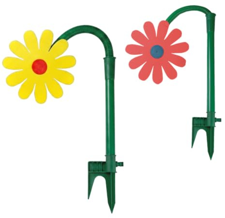 2X Sprinkler Set Blume für Bewässerung & Wasserspaß Crazy Flower